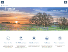 Tablet Screenshot of premierhealthia.com